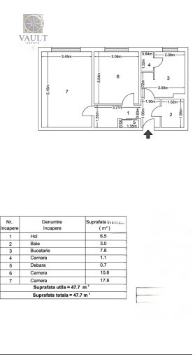 Apartament 2 camere - zona GIURGIULUI 
