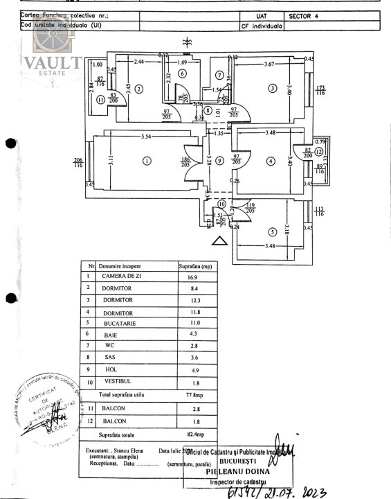 Apartament 4 camere - DECOMANDAT - zona OLTENITEI / APARATORII PATRIEI 
