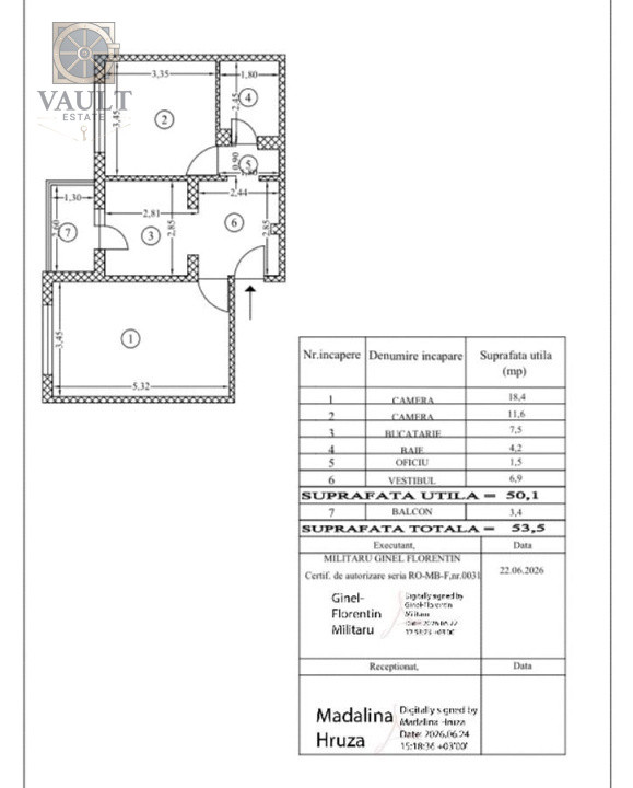 Apartament 2 camere - DECOMANDAT - zona APARATORII PATRIEI