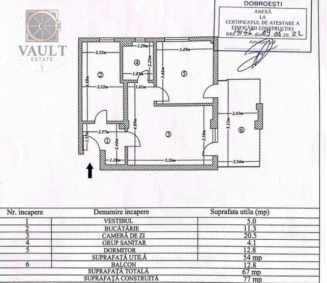 2 Camere Mobilat/Utilat  - Loc de parcare Subteran Inclus - Fundeni