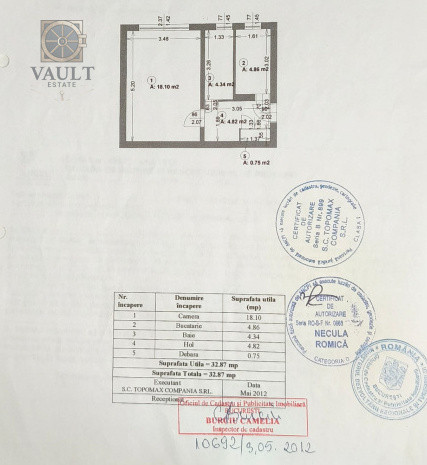 Garsoniera - DECOAMDANTA - zona BRANCOVEANU 