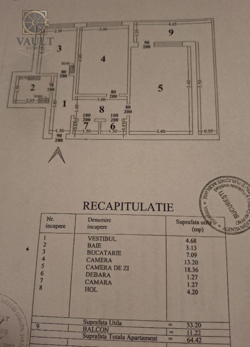 Apartament 2  camere - 4 minute metrou 1 Decembrie 1918 