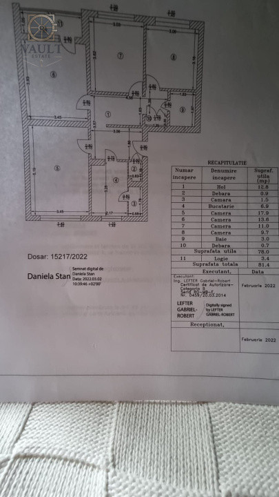 4 CAMERE - BLOC ANVELOPAT - zona DRUMUL GAZARULUI 