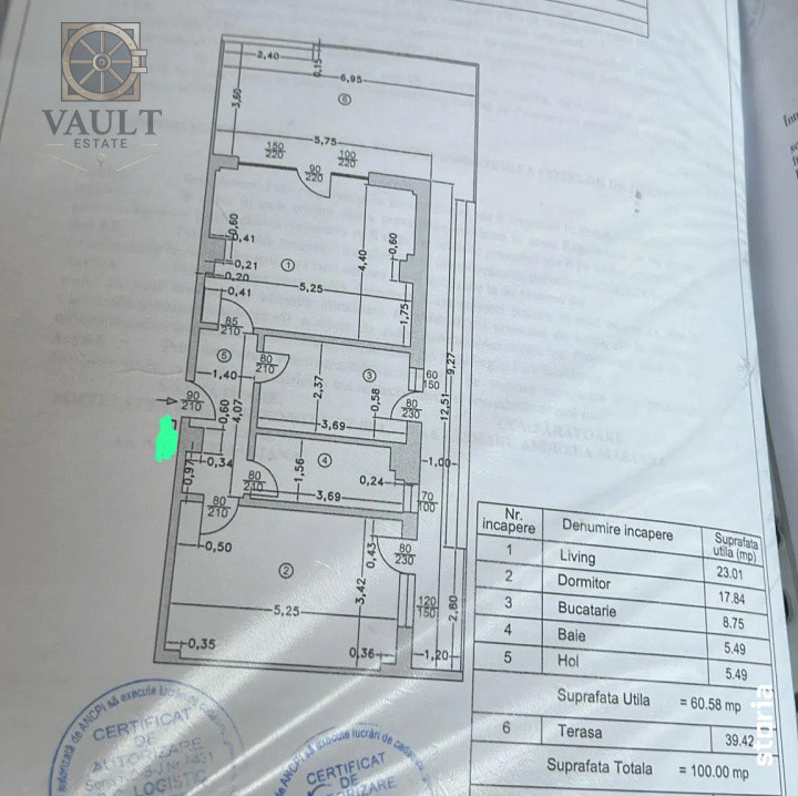 2 CAMERE - LOC DE PARCARE INCLUS - TERASA 40 MP - zona METALURGIEI 