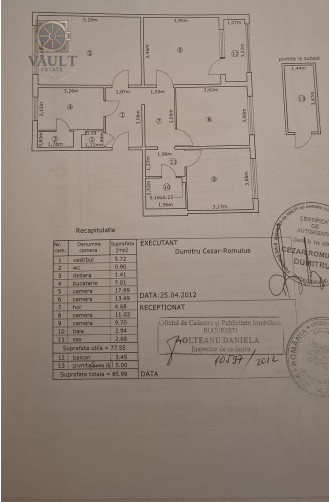 4 CAMERE - DECOMANDAT - BOXA - zona EROII REVOLUTIEI 