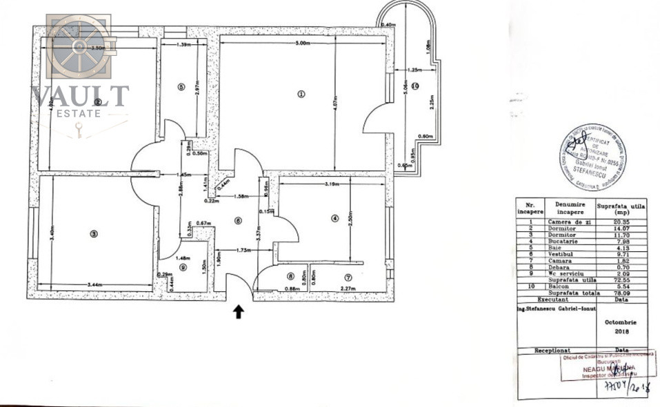 Apartament 3 camere - Decomandat - Unirii-Nerva Traian