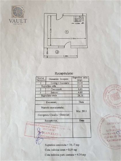 Apartament 2 camere-Fizicienilor