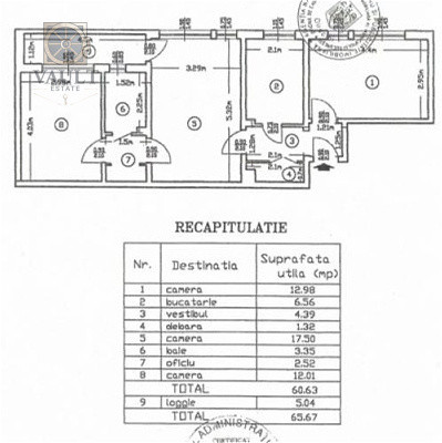 Apartament 3 camere - Dristor 