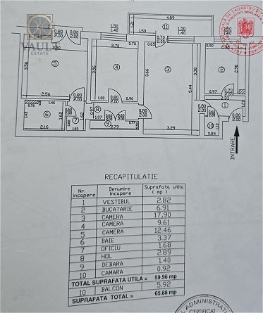 Apartament 3 camere -Titan
