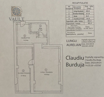 2 Camere - 83MP - Ivory Residence Pipera