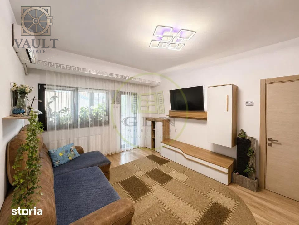 APARTAMENT 2 CAMERE-BLOC NOU-ETAJ 1-DECOMANDAT-CENTRALA-RAHOVA 