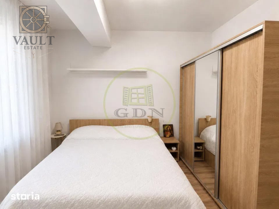 APARTAMENT 2 CAMERE-BLOC NOU-ETAJ 1-DECOMANDAT-CENTRALA-RAHOVA 