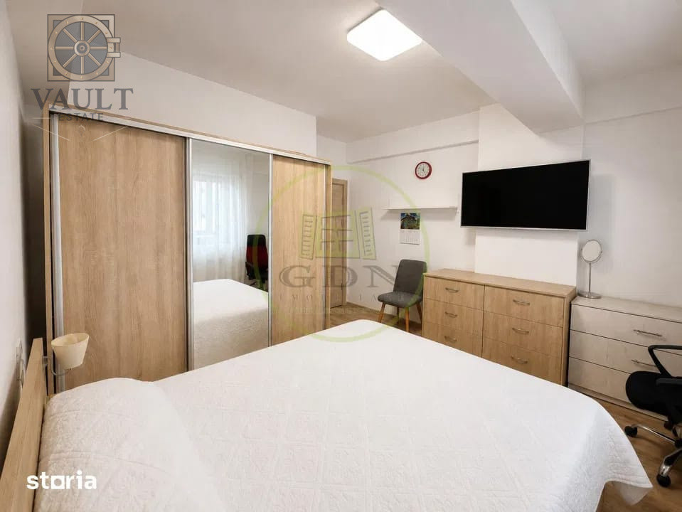 APARTAMENT 2 CAMERE-BLOC NOU-ETAJ 1-DECOMANDAT-CENTRALA-RAHOVA 