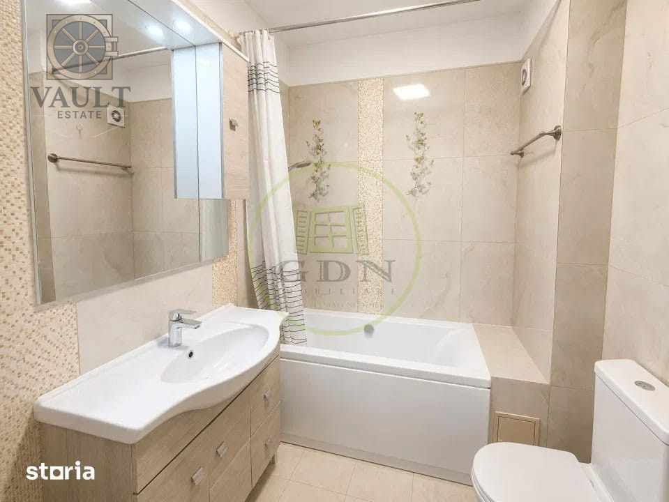 APARTAMENT 2 CAMERE-BLOC NOU-ETAJ 1-DECOMANDAT-CENTRALA-RAHOVA 