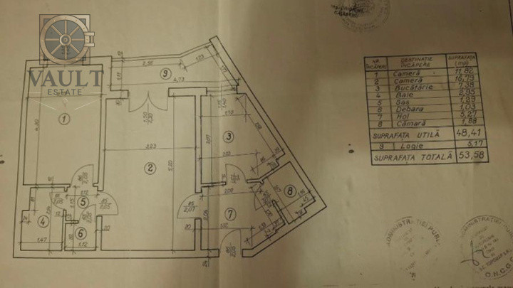 Apartament 2 camere -4 minute de mers pe jos pana la metrou Titan