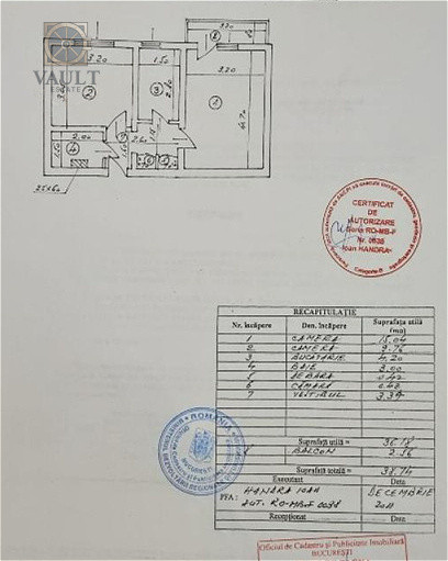 Apartament 2 camere-5 minute de mers pana la metrou 1 Decembrie 1918 