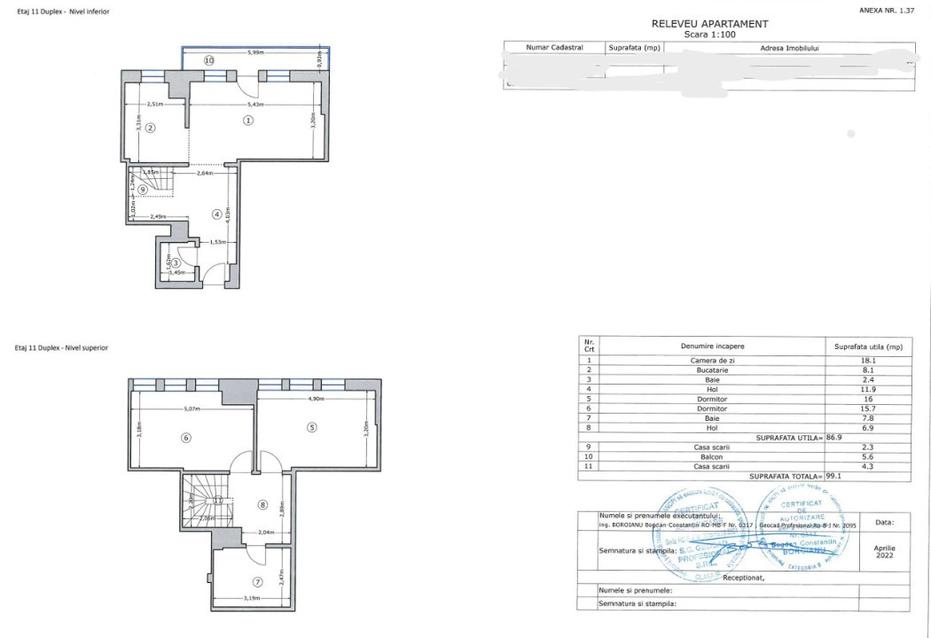 Duplex de lux- Moghioros Park Residence-Loc de parcare inclus