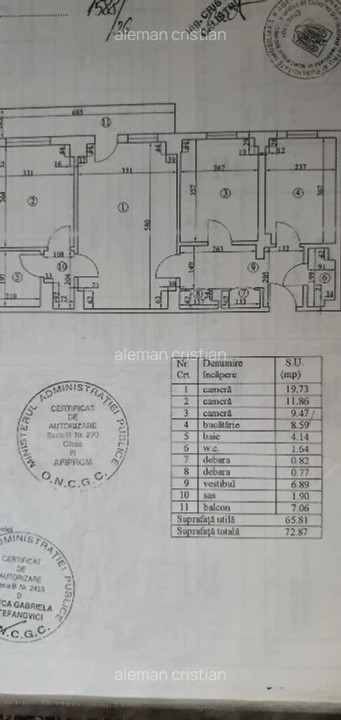 Apartament 3 camere semidecomandat - Calea Vitan 