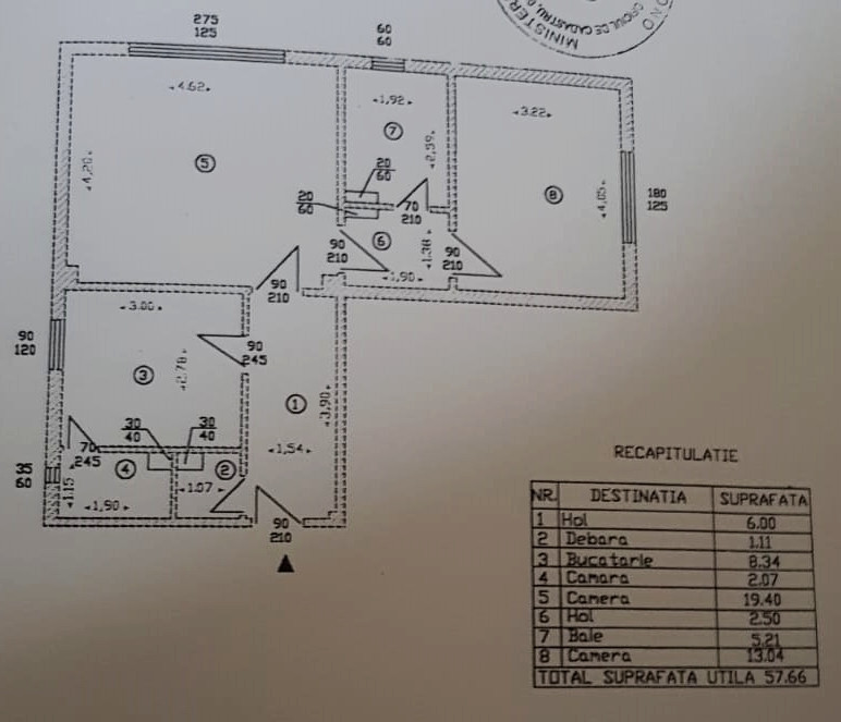 Apartament 2 camere-Rahova-Centrala proprie