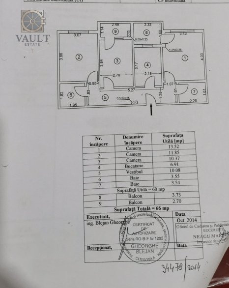 APARTAMENT 3 CAMERE-METALURGIEI-Mobilat Utilat-2015