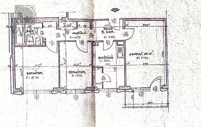 Apartament 3 camere decomandat etaj 8/10 ,zona Progresu