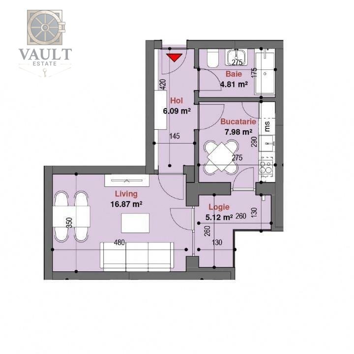 Garsoniera - Exigent Plaza faza 5 - Bd. Timisoara