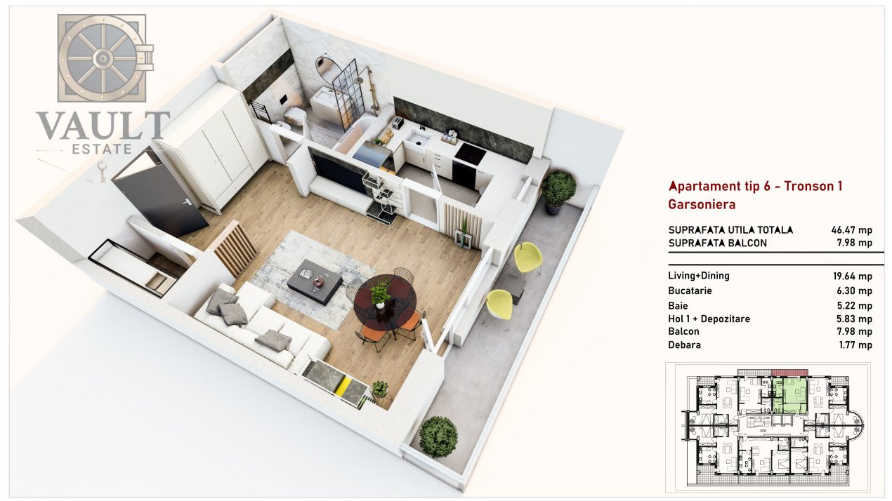 Garsoniera Coresi Shopping Resort