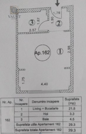 Garsoniera- Chiajna -Pollux Residence