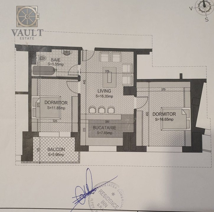 Apartament 3 camere decomandat Nerva Traian