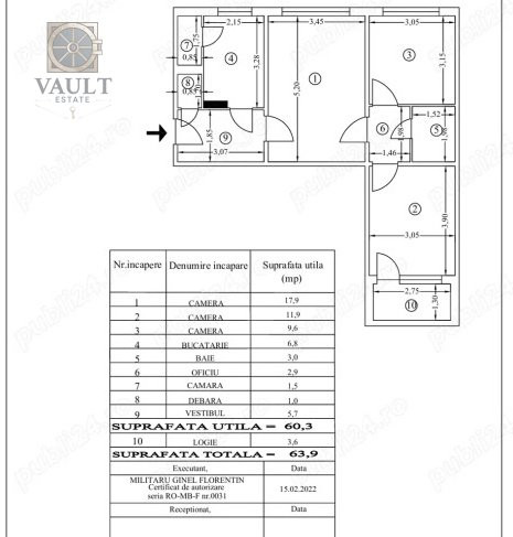 Apartament 3 camere  Parc IOR/TITANEL - Policlinica - TITAN