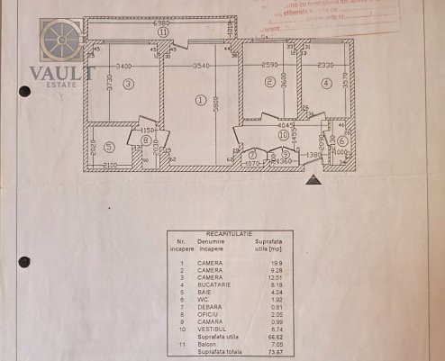 Apartament 3 camere / Langa metrou Pacii