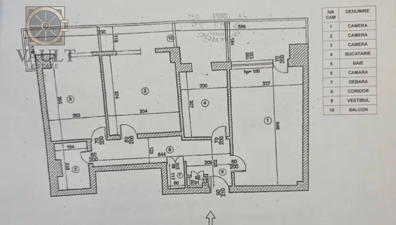 Apartament 3 camere - Decomandat - 2 balcoane - Doamna Ghica