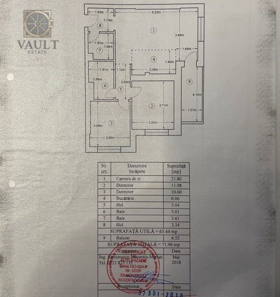 Apartament 3 camere / Semidecomandat / Grozavesti - Orhideea