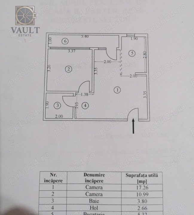 Apartament 2 camere Balcon Metalurgiei-Aurel Persu