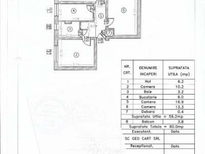 Apartament 3 camere decomandat Alexandru Obregia