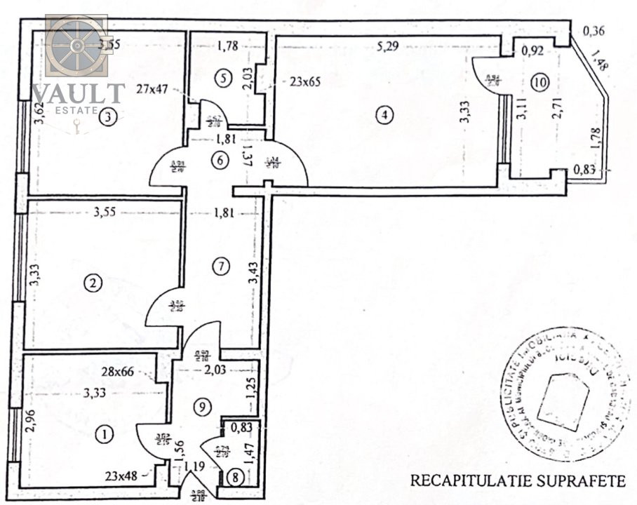 Apartament 3 camere - Dorobanti 