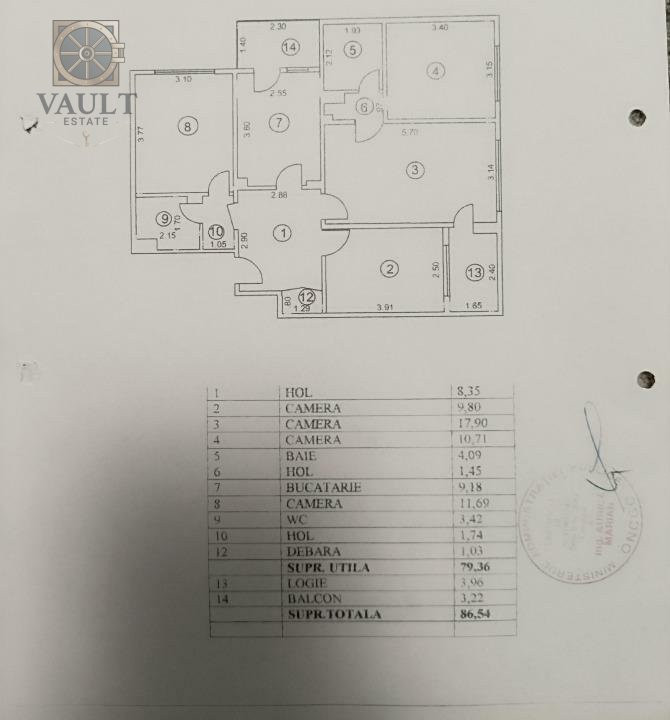 Apartament 4 camere / An 1985 / Zona Crangasi