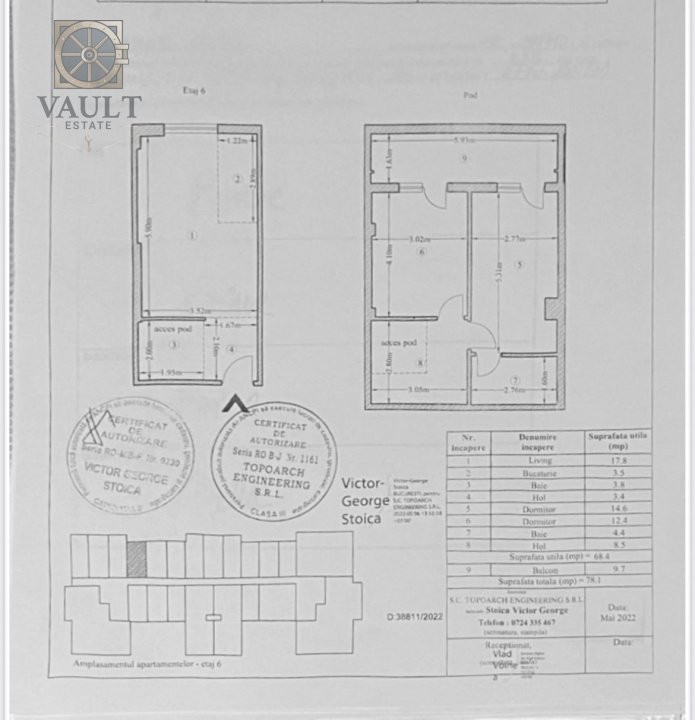 Apartament 3 camere tip Duplex mobilat utilat Vitan Barzesti 