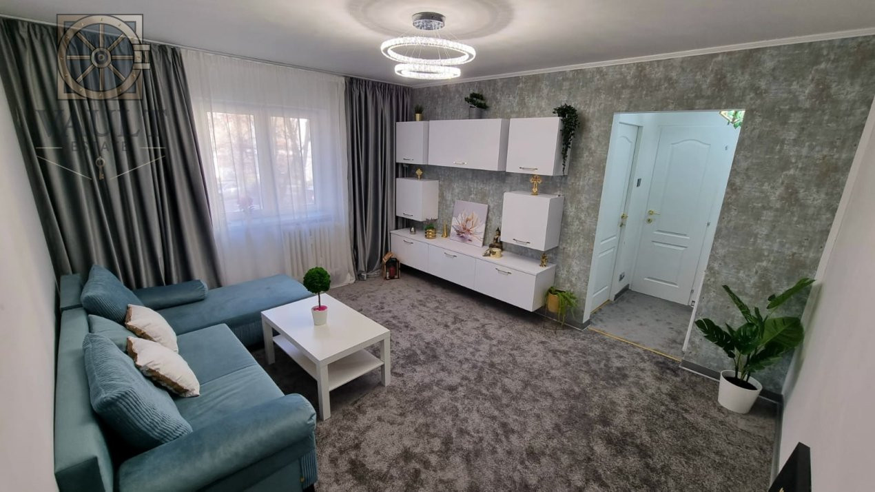 2 Camere  Modern-Mobilat Utilat-Etaj 1-Piata Resita