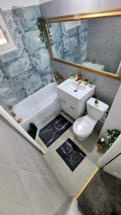 2 Camere  Modern-Mobilat Utilat-Etaj 1-Piata Resita