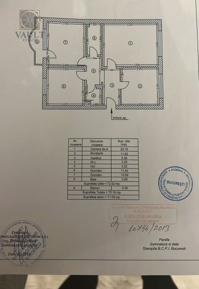 APARTAMENT 3 CAMERE-DRUMUL SARII-LICEUL ION BARBU-REABILITAT-HOL H