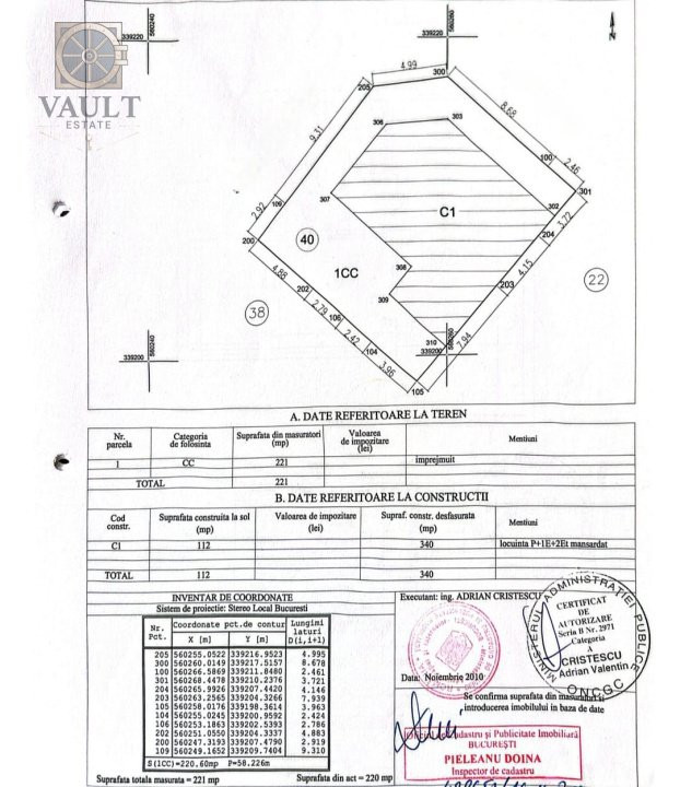 Vila  Individuala P+1+M An 2010 -Dubla Deschidere- Baicului-Sos.Pantelimon