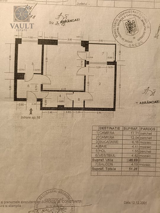 Apartament 2 camere -10 minute de metrou si parcul IOR - N. Grigorescu
