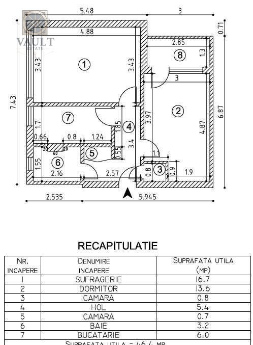 Apartament 2 camere Berceni