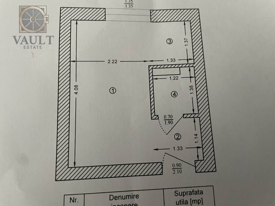 GARSONIERA  RECENT  RENOVATA  -10 MINUTE DE METROU M.BRAVU