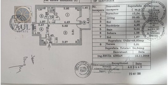 APARTAMENT 2 CAMERE / AN 2009 / CENTRALA PROPRIE / PRELUNGIREA GHENCEA