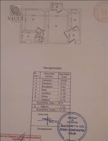 Apartament 2 camere -centrala proprie-loc parcare- Metrou Lujerului