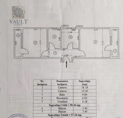 Apartament 2 camere Metalurgiei