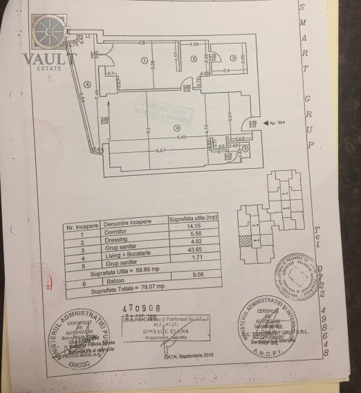 Apartament 2 camere 79mp-UPGROUND-PIPERA