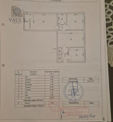 Apartament 3 camere LANGA PARCUL TINERETULUI - etaj 6 - de renovat -
